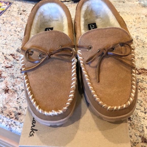 clarks andy slippers